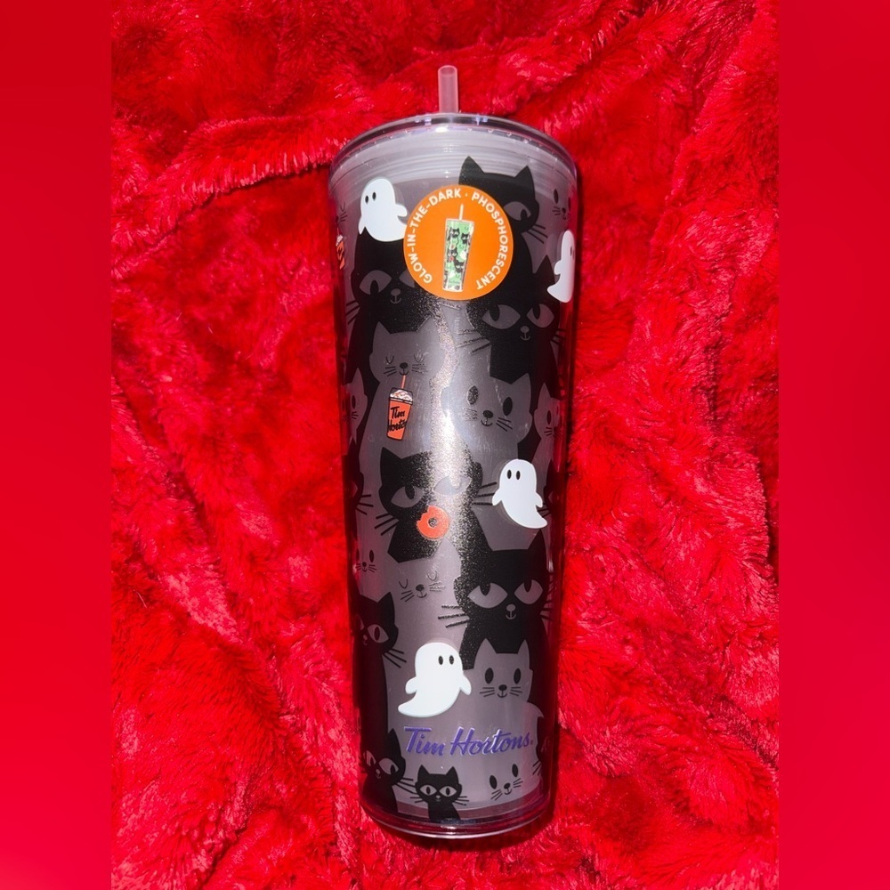 Tim Hortons Halloween Glow-in-the-Dark 2025 Tumbler
